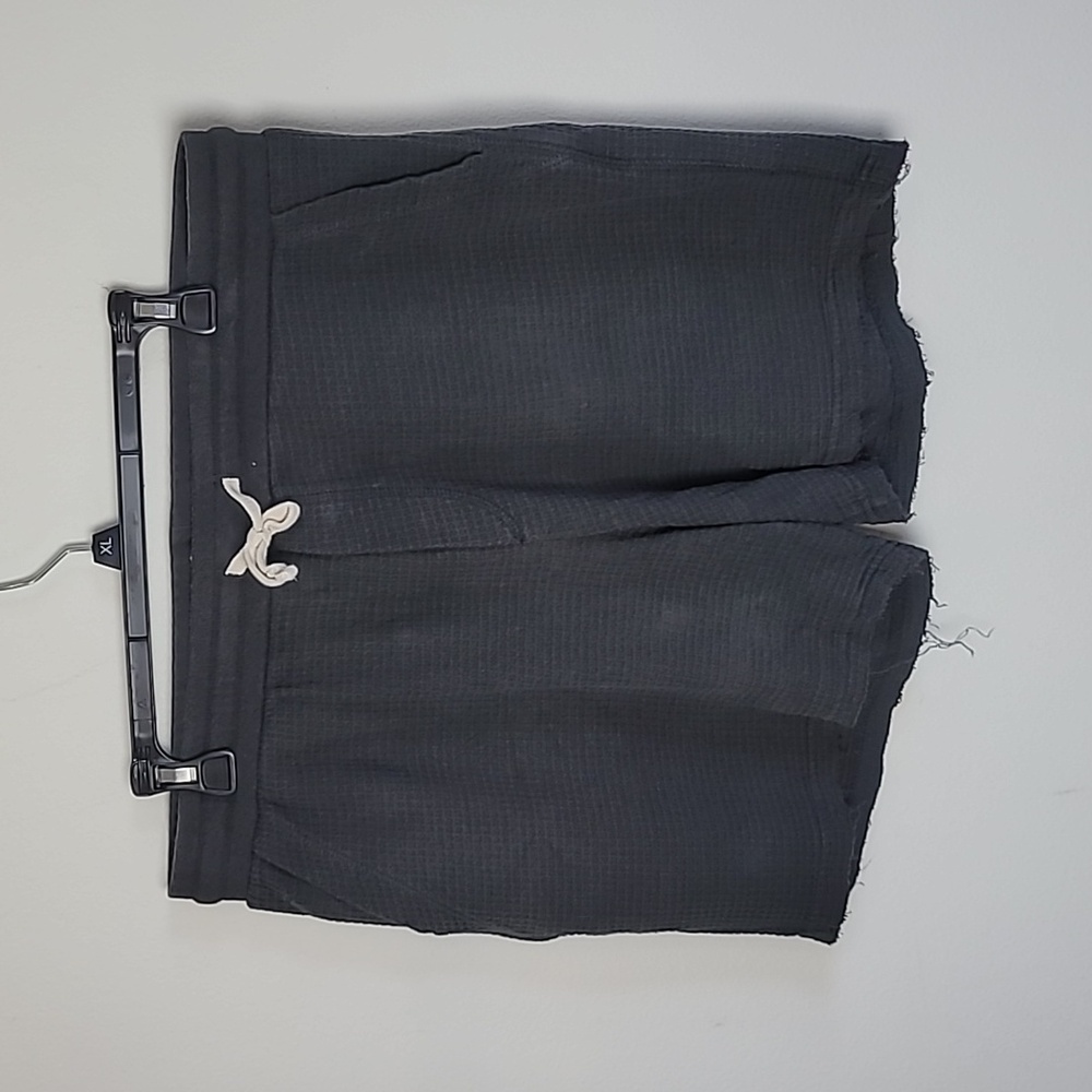 Marine Layer Lounge Shorts Men’s XL Gray Raw Hem Drawstring Casual Comfort Short